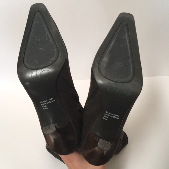 Suede Alfani Brown Boots - Picture 7 of 8